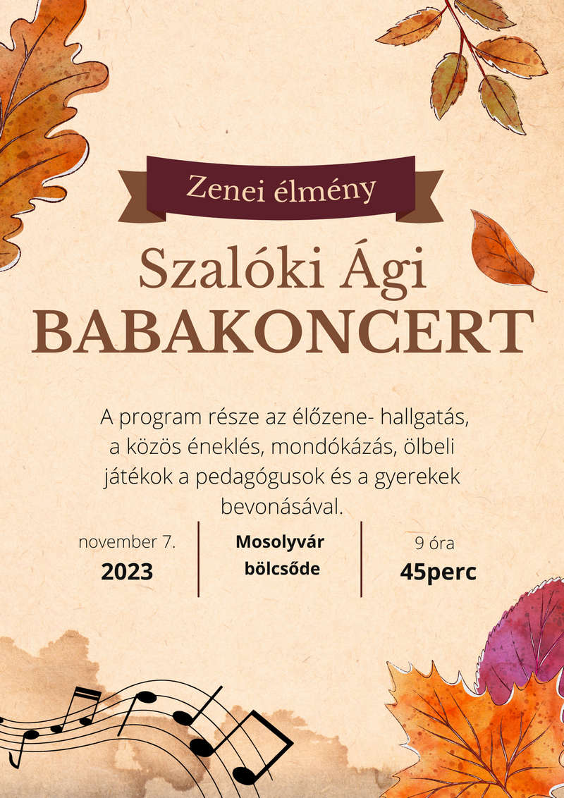 szaloki agi babakoncert