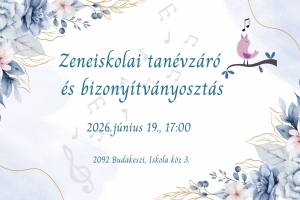Tanévzáró és bizonyítványosztás